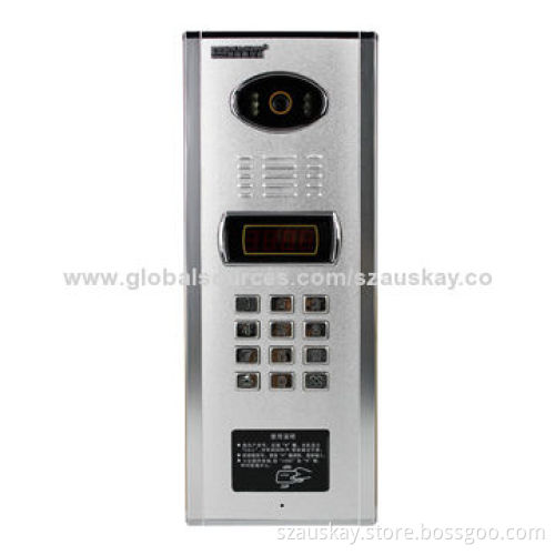 Video Intercom System, IR Night Vision, CCD Camera and Expands ID/IC Access Control FunctionNew